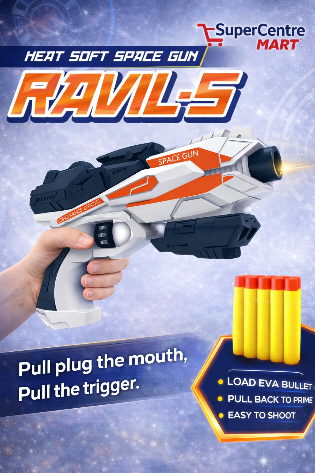 StrikeBlaze™│Foam Bullet Toy Gun