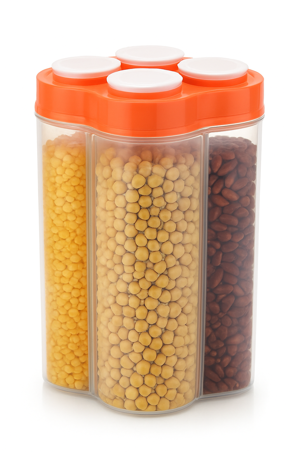 4 Section┃Plastic Storage Container